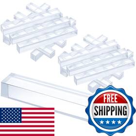 Innconee B0fjwg2zxv 200 Pcs 1/4 Inch X 2 Clear Setting Blocks For Glass Shower Sh