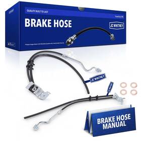 Jc Whitney Jfbajcwbhh00188 Set Of 2 Front Left And Right Brake Hydraulic Hoses