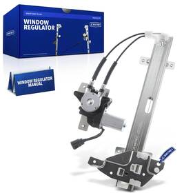 Jc Whitney Jfbajcwwr00341 Rear Left Power Window Regulator With Motor Assembly -