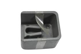 60-7000-0767-999 Kawneer Krm200fws 8ft Mullion End Block Bracket 100-413-30 Gray Metal