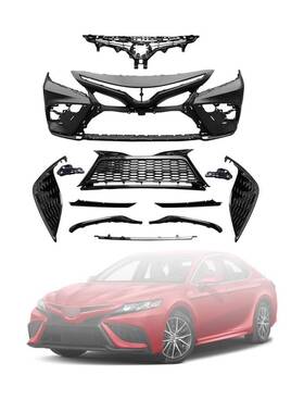 Lfmot002051 Laformo Camry Se Xse Nightshade Front Bumper Cover Kit Fits 2021 2022 2023 To-yo-ta C