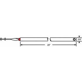 83-28r Manufacturer Varies Tube Balance Tilt Window 29 Inch L