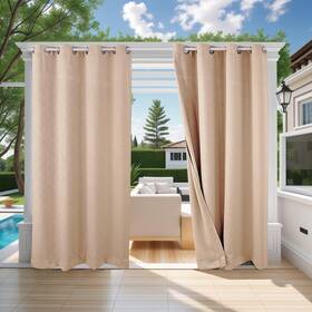 Marke Ele Eleoption 948116541560 Outdoor Curtains With Eyelets Weather And Uv Resistant Suitable For Terraces