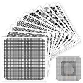 Matenf 734942420878 10 Pcs Black Window Screen Repair Patches 4 X Inch Mesh Patch Kit