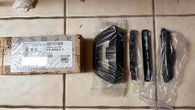 5224737 Milgard Sliding Door Handle Set Edv Hidden Hndl 4mm - Black