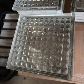 Pattern-7 Mulia 7903 Glass Blocks Pristal 3/4 Inch X 7 3 1/8 - Lot Of 11