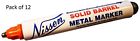 Nissen Pack Of Solid Barrel Metal Marker Green Sbgnm