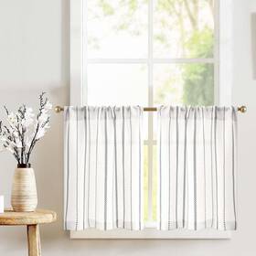 Wmdywlsrp-xhxt-2636c01 No Cafe Curtains 26x36 Inch Light Filtering Boho