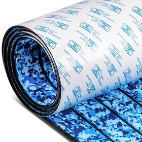 B0crkwh8vg Oceanbroad Self-adhesive Camouflage Boat Flooring Sheet 96ftftx45.6ftft Faux Teak Ev