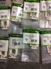 Or-40800017 Ortronics Baseplate Openings Fog White Plate Screws Lot Of