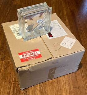Pittsburgh 090415004977 Corning Decora Glass Blocks Nos 8x8x3 Total Case Of 10