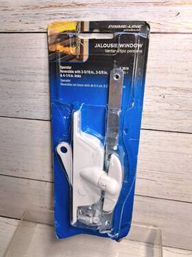 H3819 Prime Line Products Prime-line H 3819 Jalousie Operator Reversible With Three Link Arms White