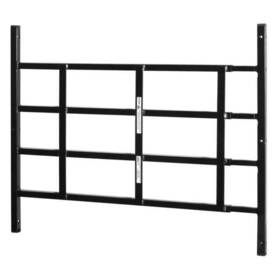 S4767 Prime Line Products Carbon Steel Fixed 4-bar Window Grill For Home Security And Child Safety