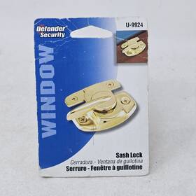 U-9924 Primeline Tools U 9924 Window Lock / Sash Brass Finish With Screws