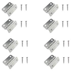 Cf410402 Qingsheng 8pcs Three Fold Retro Hinge Hardware Surface Plating Home Furniture Door