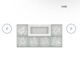 Gbwv3214rb Reliabilt 32 Inch X 14 In Frameless Vented Wave Glass Block Window Model