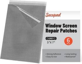 Spg6 Secopad 5 Inch X 7 Grey/black Screen Repair Kit 6 Pcs Window In Gray