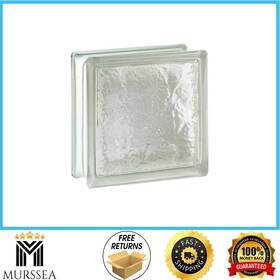 Wco8x8 Seves 8 X 4 Inch Cortina Ice Pattern Glass Bricks Block Thick Series Pack