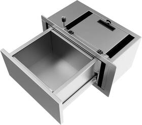 Spt319 Shuresafe 18 W X 25 D 9 H Thru-wall Transaction Drawer With Locking