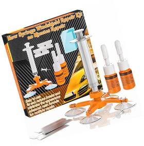 Zhen-k-007 Strendier Windshield Repair Kit Upgraded Chip With Pressure Syri