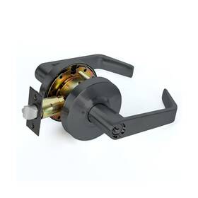 Qb400-et Sumbin Grade 2 Commercial Heavy Duty Entry Door Lever Lockset Ada Matt Blac