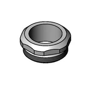 000735-40 T&s Brass Hex Nut 15/16 Inch Polished Chrome Male Thread