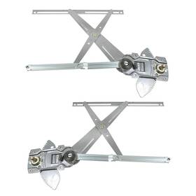 Wra50727 Trq Front Manual Window Regulator Set Compatible With 1995-2004 Toyota Tacoma