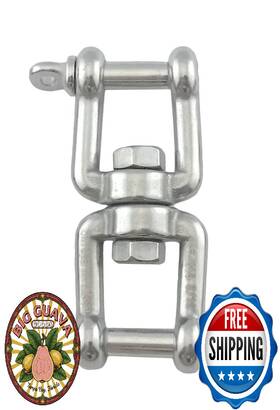 B071fv5gb3 Us Stainless Steel 316 Anchor Swivel Jaw And 5/16 Inch Or 8mm Marine G
