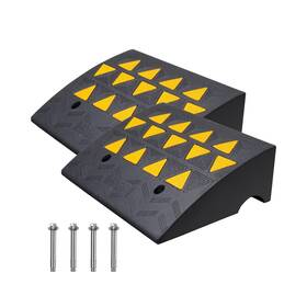 Vevor 197988931898 Rubber Curb Ramp 6 Inch Rise Height 2 Pack Heavy-duty 33069... Fast Usa Ship