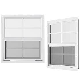 B0dg2h9h2b Wrisin 2-pack 24x27 Flush Mount White Shed Windows For Playhouse Barn Coop