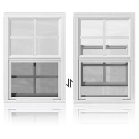 B0dg2jdbmh Wrisin 2-pack Shed Windows 18 Inch W X 27 H Flush Mount White For Outdoor Buildings