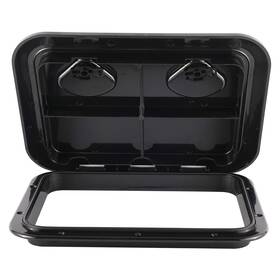 B08c9jqpmd Yaemarine Marine Boat Deck Access Hatch And Lid Black 17-1 Rv Caravan