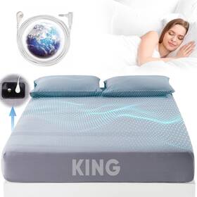 Zajaz Nuz312 Grounding Sheets King Size 95% Organic Cotton 5% Pure Silver Fiber Ground