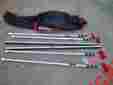 641877104004ipwall Zipwall 4pl 4pk Plus Aluminum Spring Loaded Poles For Plastic Barrier Wall