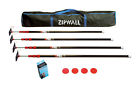 Zipwall Zp4 Zippole 4 Pack 10 Foot Light Weight Spring Loaded Poles For Plastic 641877101942
