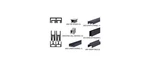 Crl D2301BLBB Flat Black Deluxe Track Assembly D603 Upper D601 Rail. Fixed Price $132.82.