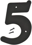 New Hy-ko 30205 Lot Of (5) Black Plastic Large 6" House Numbers # Sale 6055792. Fixed Price $9.95.