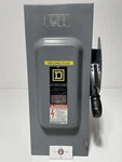 Square H363 100A Heavy Duty Safety Switch 3P. Fixed Price $150.00.