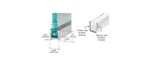 Crl DUC38BA Brite Anodized Dry Glaze U-channel With Vinyl 95" Stock Length. Fixed Price $163.38.