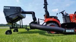 Hasty 3 Point Pto Lawn Vacuum Leaf Bagger Tow Behind Trailer Steel Chute. Fixed Price $3695.00.