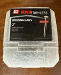 5LB Tub Roofing Nails Grip Rite MAXN2RSRFG3165 #316 Stainless Steel Slate. Fixed Price $42.99.