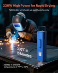 Vevor 10LB Portable Welding Oven 230W, 300 F Electrode Dryer 120V. Fixed Price $94.99.