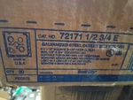 Steel City 72171 4-11/16" Square Outlet Box 2-1/8" Deep 1/2" & 3/4" Ko Lot Of 9. Fixed Price $35.00.