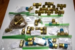 Swagelok Assorted 1/2" Brass Fittings Connector, Elbow, Tee, More New Lot Of 29. Fixed Price $100.00.