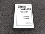 Terex TH1048C Telehandler Telescopic Forklift Owner Operator Manual User Guide. Fixed Price $139.30.