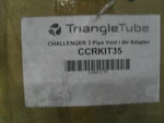 Triangle Tube CCRKIT35 Two Pipe Vent Adapter. Fixed Price $58.14.