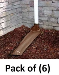 Thermwell DE46BR 46" Brown Roll Up Automatic Downspout Extenders - Pk. Fixed Price $89.99.