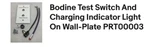 Test Switch & Charging Indicator Light On #wall-plate PRT00003 Bodine (LOC-A3). Fixed Price $14.99.