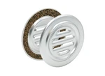 Fhc SPT834A No-draft Speak-thru Satin Anodized Finish 5-5/16" Diameter. Fixed Price $38.72.