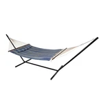 Sunset Quilted Single/double Padded Hammock 9.8' 30895 Blue, Frame Not Incl.. Fixed Price $119.99.